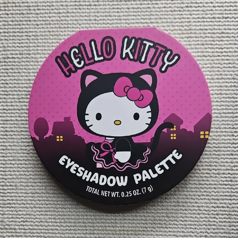 Hello Kitty Pink and Black Eyeshadow Palette